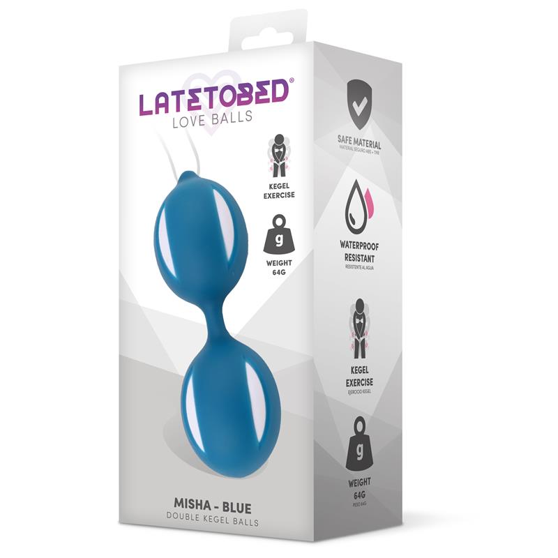 LATETOBED - MISHA DOUBLE KEGEL BALLS WITH INTERNAL WEIGHT