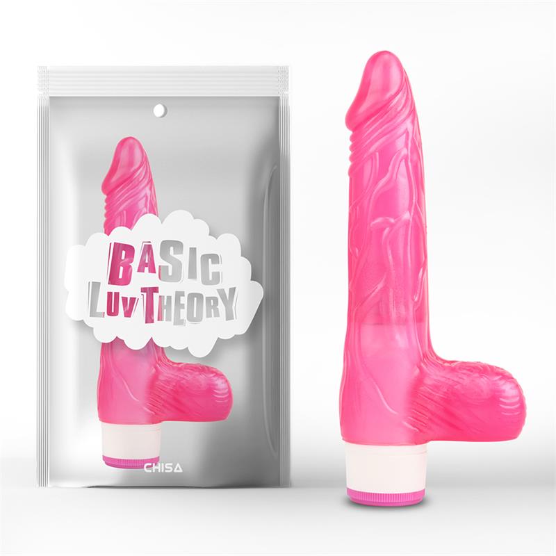 CHISA - VIBRADOR MULTIVELOCIDAD REALISTA DE 20 CM ROSA