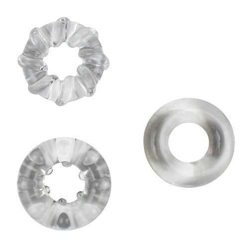 JOYRINGS - ENHANCEMENT COCK RING SET (3 PACK)