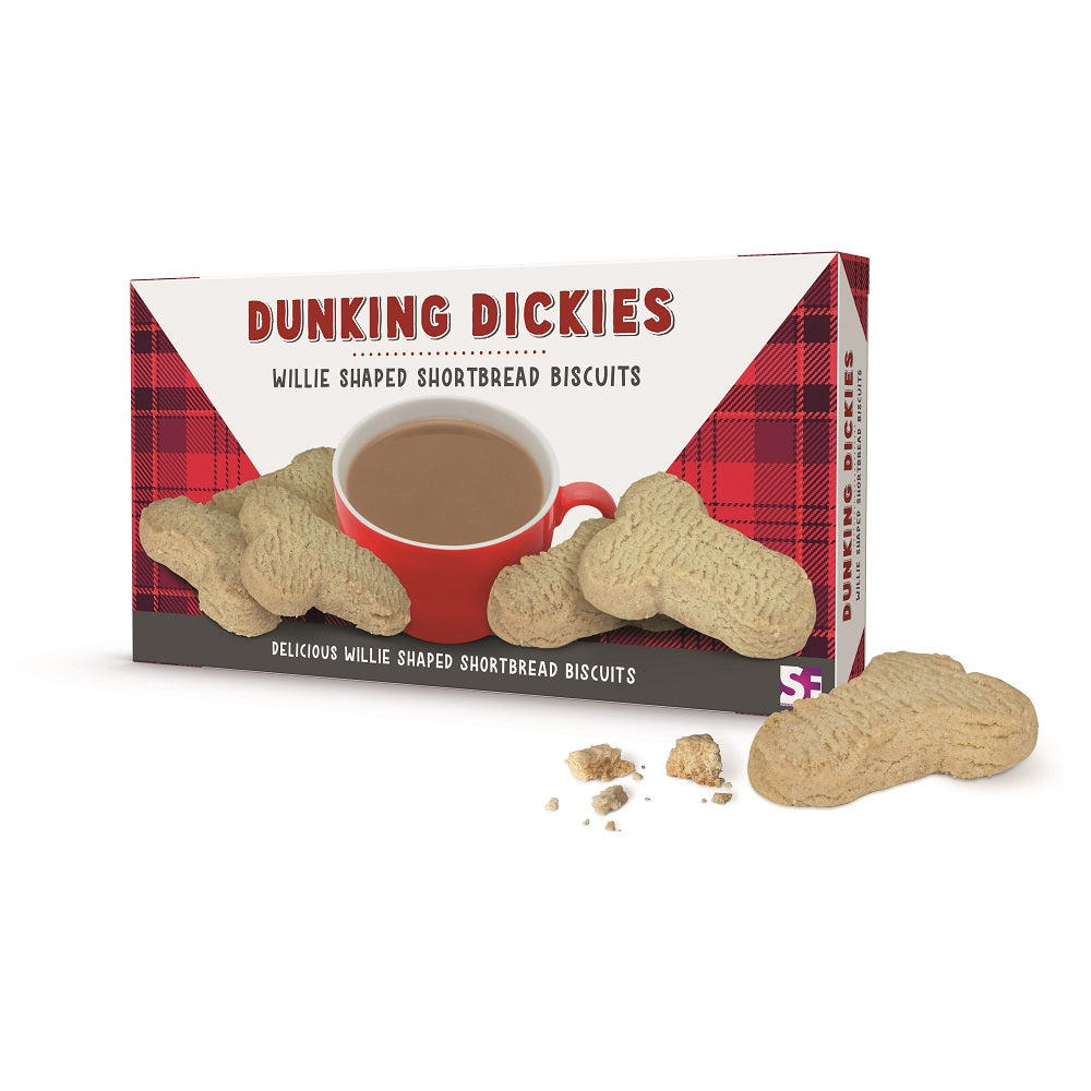 FUNTIME GIFTS - DUNKING DICKIES WILLIE SHAPED SHORTBREAD BISCUITS