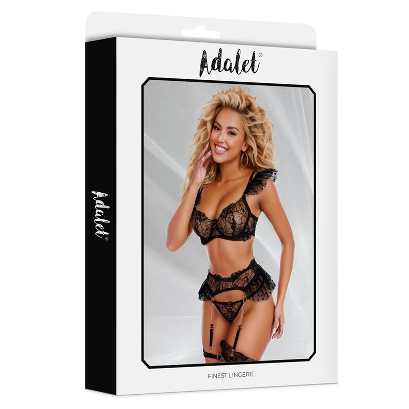 ADALET LINGERIE - NATALIE SET WITH GARTER BELT