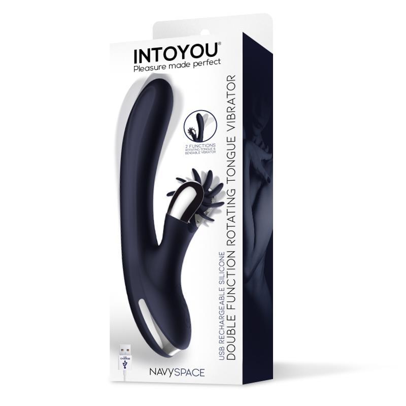 INTOYOU - NAVYSPACE VIBE WITH ROTATING TONGUES BLUE