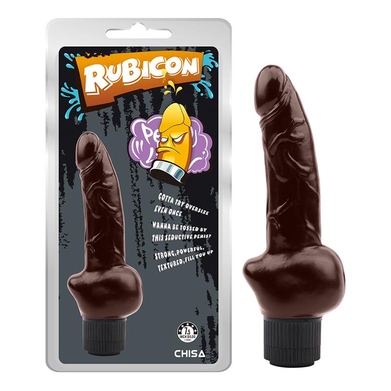CHISA - OBSIDIAN REALISTIC VIBE 7.5 - 19CM BROWN