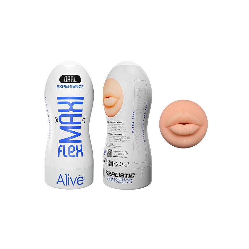 ALIVE - MASTURBATEUR ORAL MAXI FLESH TAILLE L