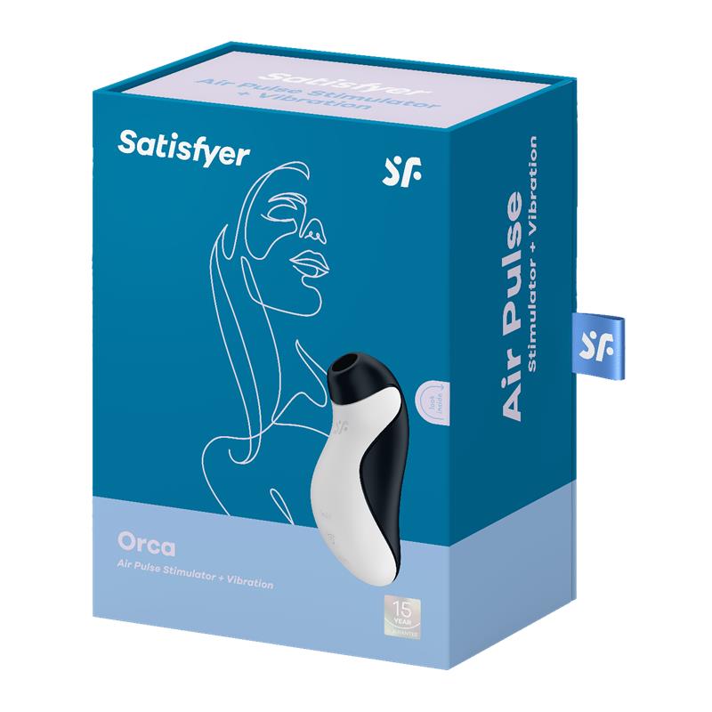 SATISFYER - ORCA CLÍTORIS SUCKER DOUBLE AIR PULSE