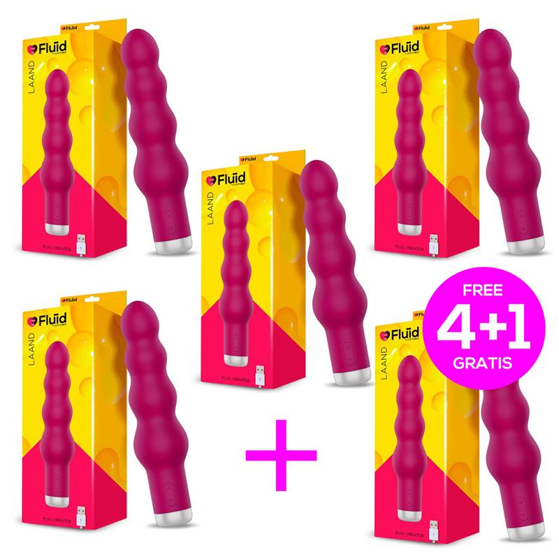 FLUÏD - PACK 4+1 LAAND 10 MODES VIBRATOR