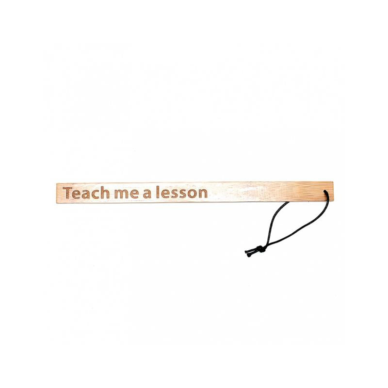 BONDAGE PLAY - PADDLE TEACH ME A LESSON BAMBOO