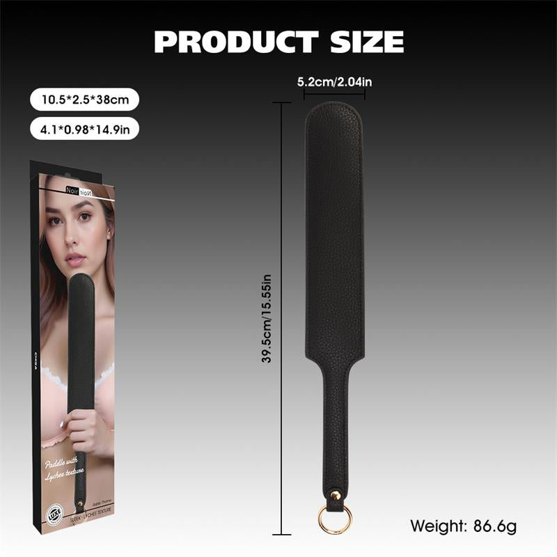 CHISA - PADDLE WITH LYCHEE TEXTURE BLACK