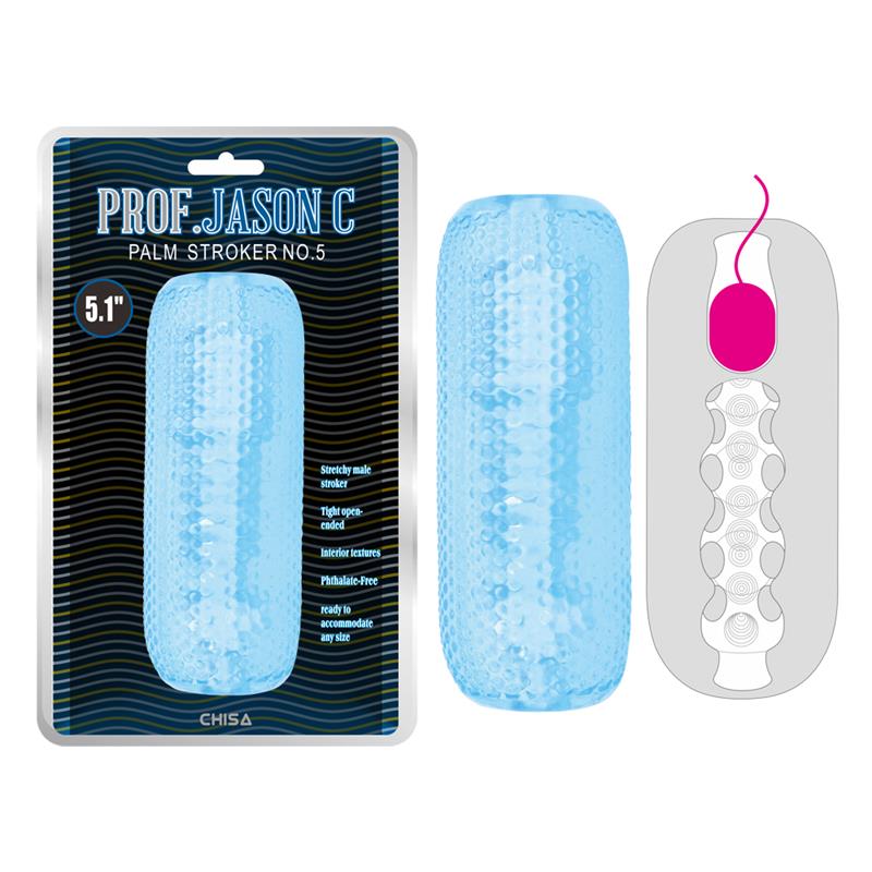CHISA - PALM STROKER NO.5 MASTURBATOR BLUE 12.5CM