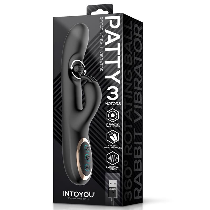 INTOYOU - VIBRATEUR PATTY AVEC BILLE ROTATIVE