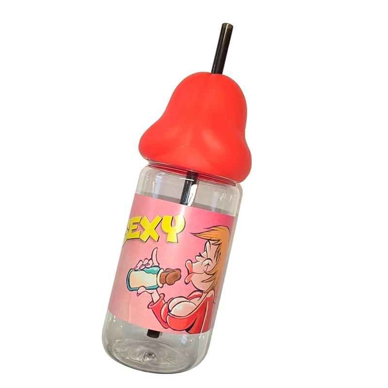 DIVERTY SEX - PENIS SHAPED BABY BOTTLE RED 360ML