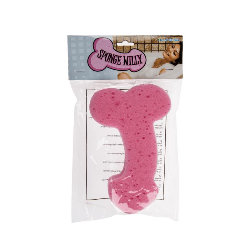 OOTB - PENIS SHAPED BATH SPONGE RANDOM COLOR 1 UNIT