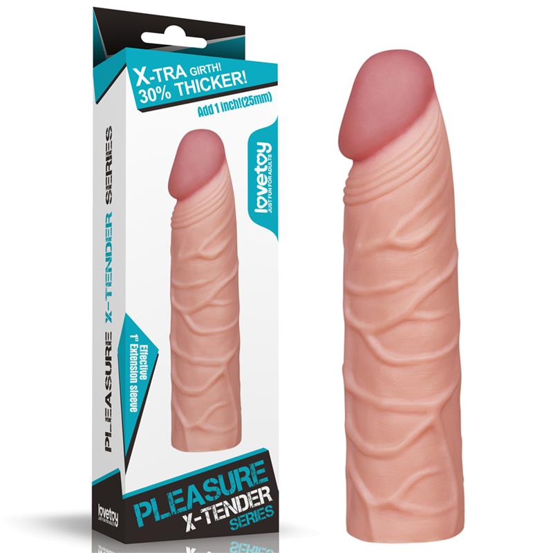 LOVETOY - PENIS SLEEVE PLEASURE X TENDER FLESH