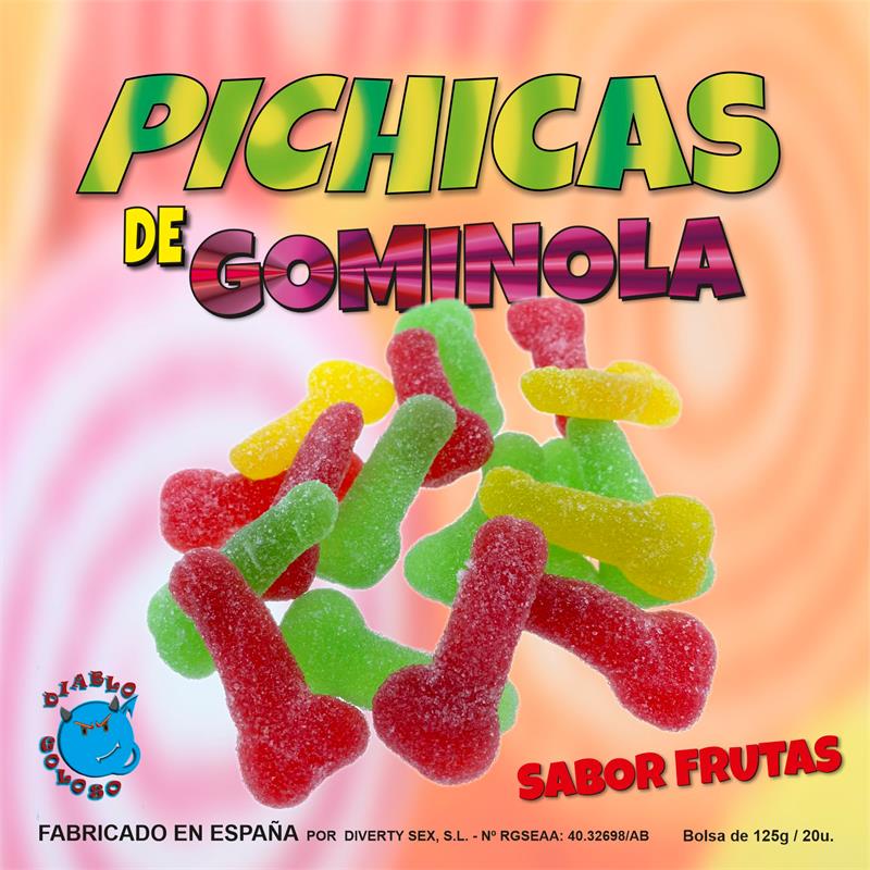DULCISWEET - PENNIS GUMMY BOX FRUIT FLAVOR