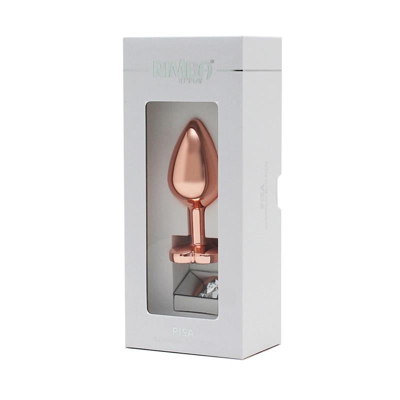 RIMBA TOYS - PISA HEART SHAPED BUTT PLUG ROSE GOLD