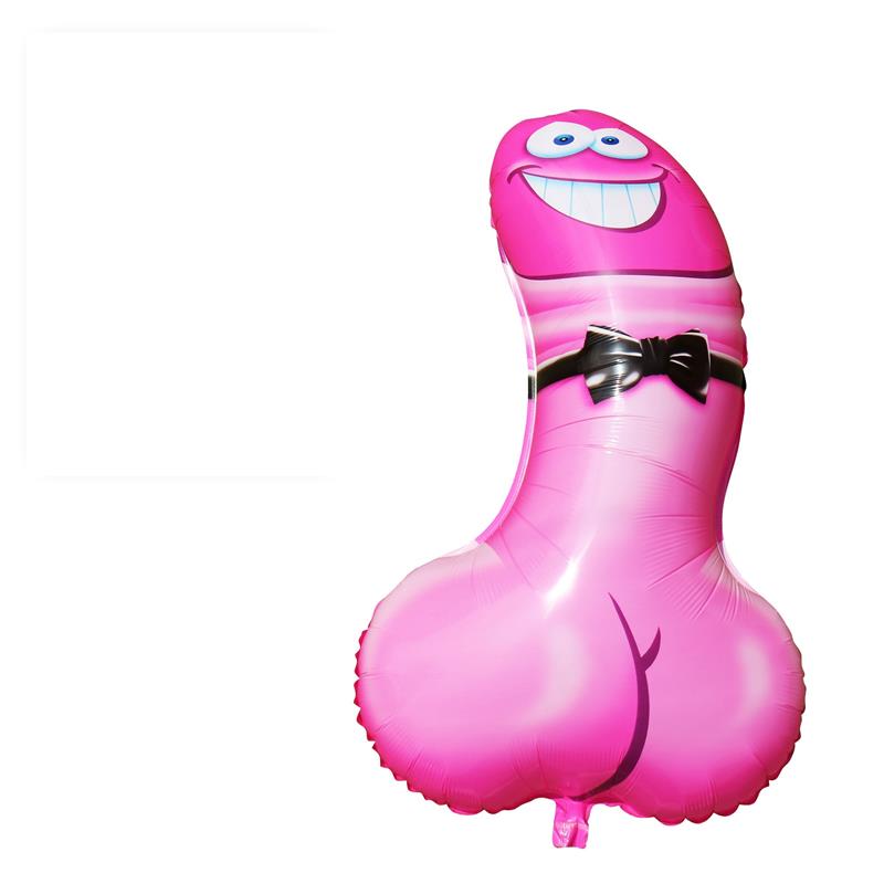 DIVERTY SEX - POLYAMIDE BALLOON IN THE SHAPE OF A PINK PENIS. 90 CM
