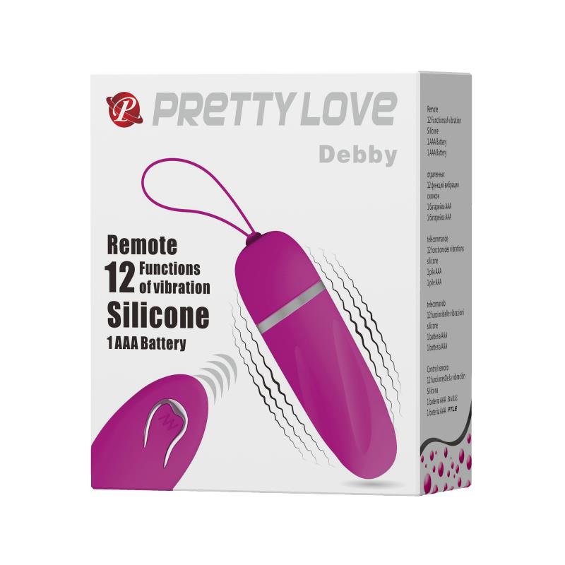 PRETTY LOVE - DEBBY VIBRATING EGG WITH CONTROL