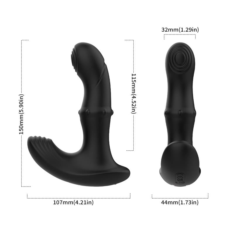 URBAN SKY - PROSTATE MASSAGER VIBRATION, THRUSTING AND CLITORIS STIMULATOR