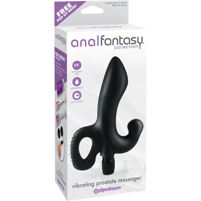 ANAL FANTASY COLLECT. - PROSTATE MASSAGER WITH VIBRATION BLACK