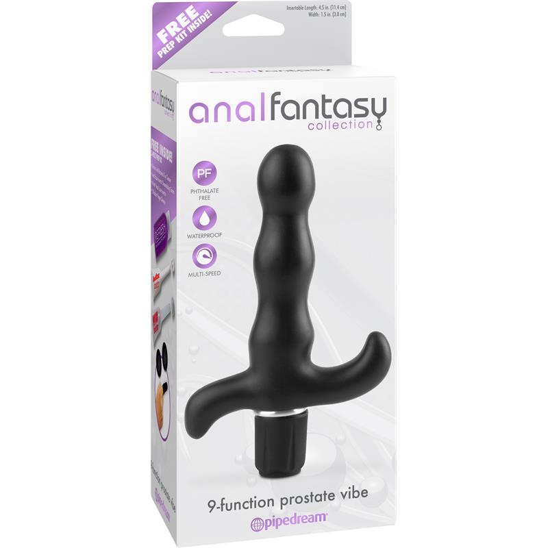 ANAL FANTASY COLLECT. - PROSTATE MASSAGER WITH VIBRATION BLACK