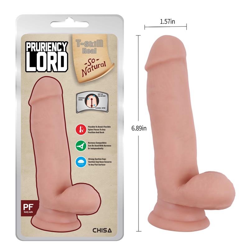 CHISA - DILDO DOUBLE DENSITÉ PRURIENCY LORD 17,5 CM