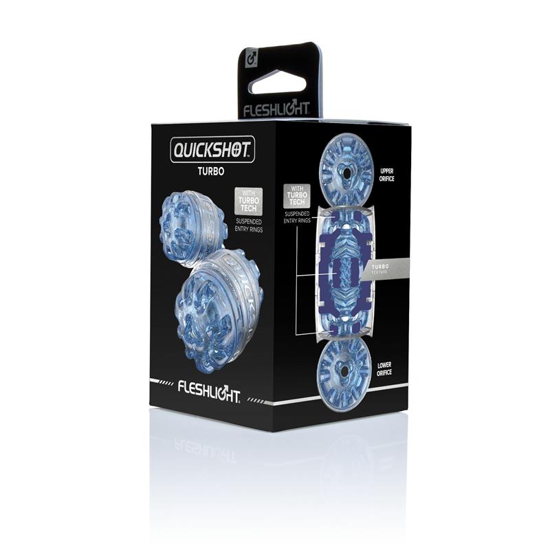 FLESHLIGHT - QUICKSHOT TURBO BLUE ICE MASTURBATOR