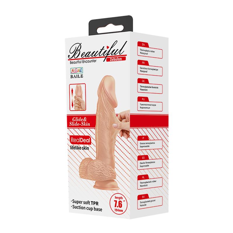 BAILE - REALISTIC DILDO ZEBULON 7.6