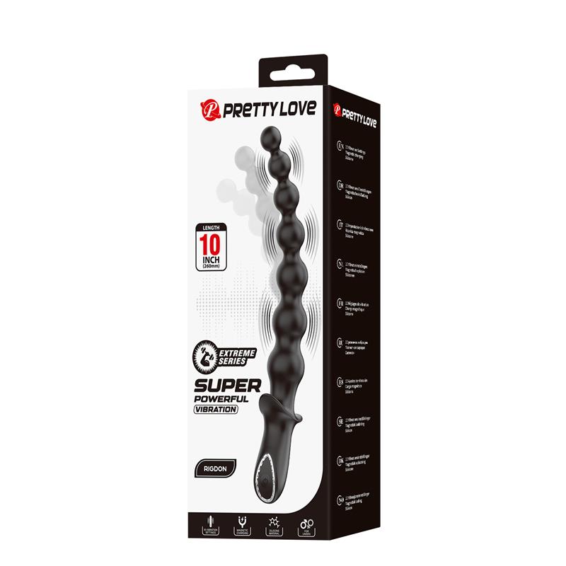 PRETTYLOVE - RIGDON ANAL BEADS WITH VIBRATION