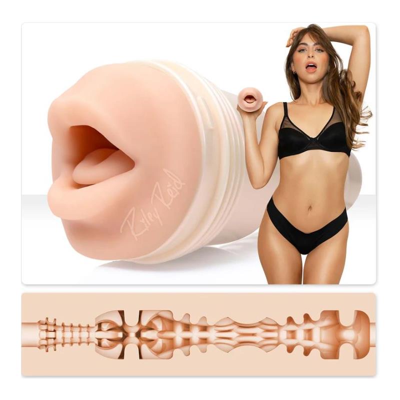 FLESHLIGHT - RILEY REID INSOMNIA MASTURBATOR MOUTH