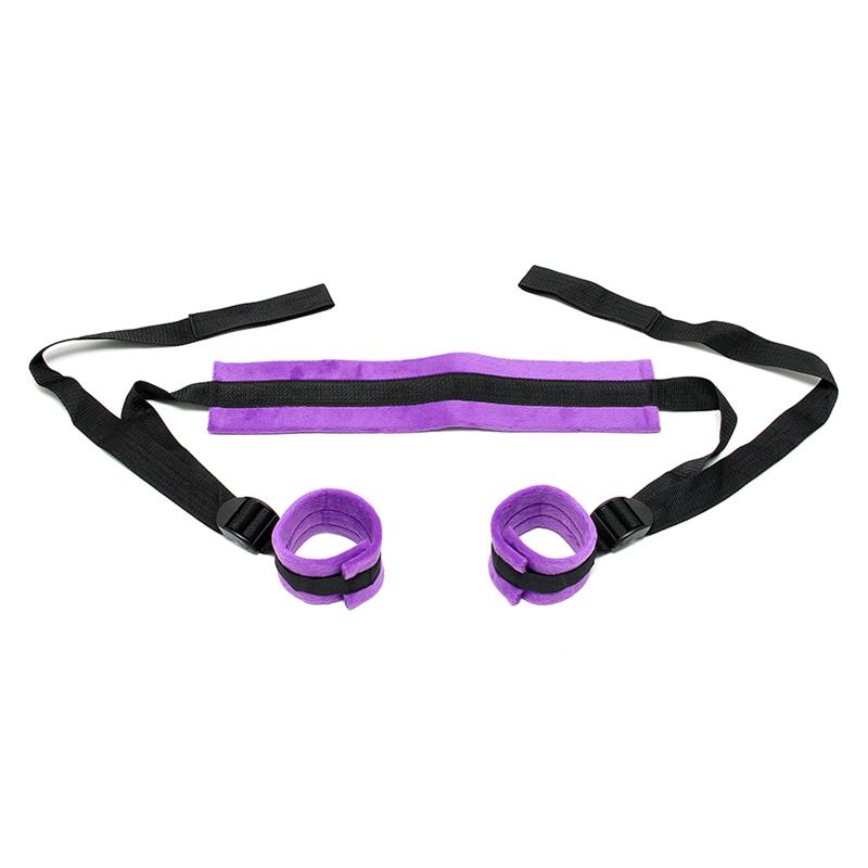 BONDAGE PLAY - ENHANCER SET ADJUSTABLE PURPLE