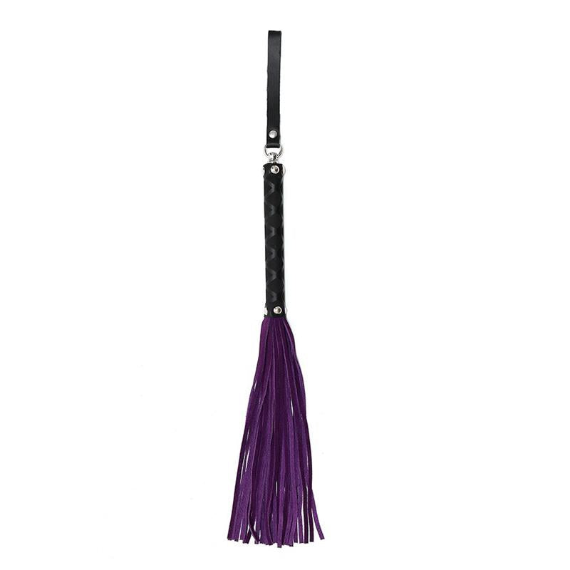 BONDAGE PLAY - FLOGGER PURPLE 35 CM