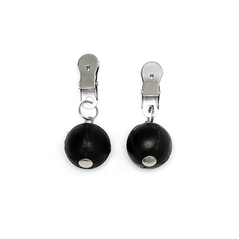 BONDAGE PLAY - NIPPLE CLAMPS WITH WEIGHTS 150 GR