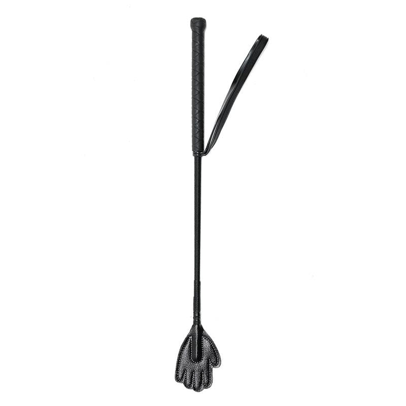 BONDAGE PLAY - HAND WHIP LEATHER 48 CM