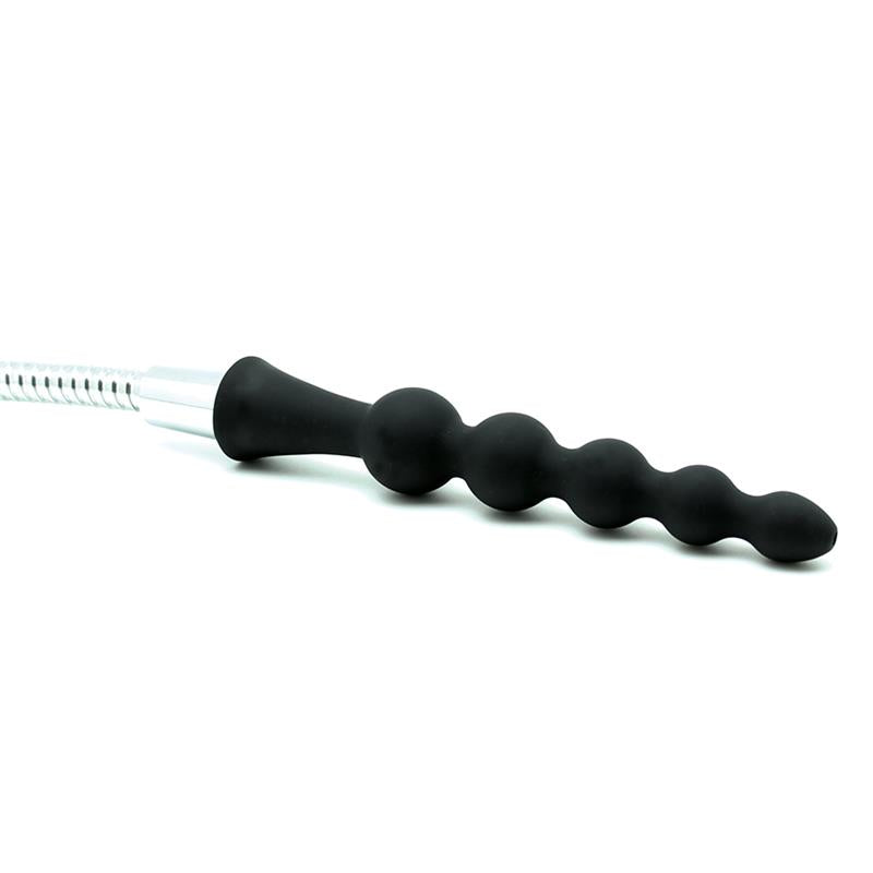 LATEX PLAY - SHOWER HEAD ANAL BEADS SILICONE