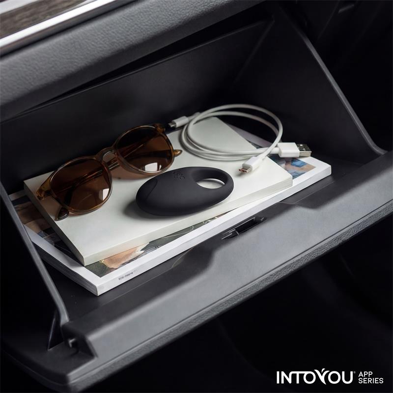 INTOYOU APP SERIES - RINGO VIBRATING RING WITH APP UNIBODY BLACK
