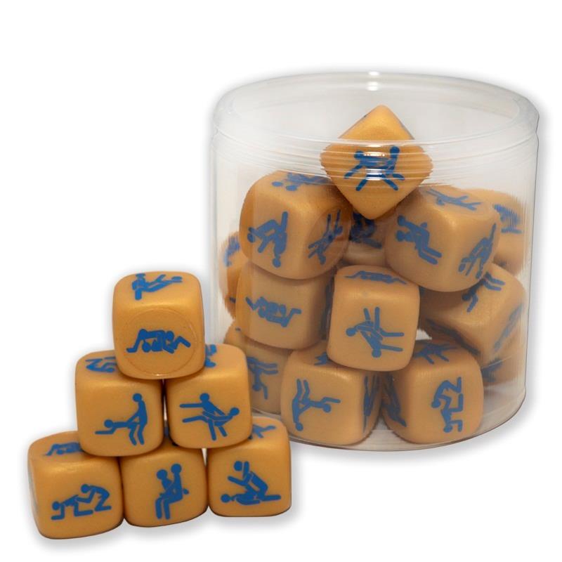 DIVERTY SEX - RUBBER HARD DICE GOLD EDITION GAY VERSION 1 DIE