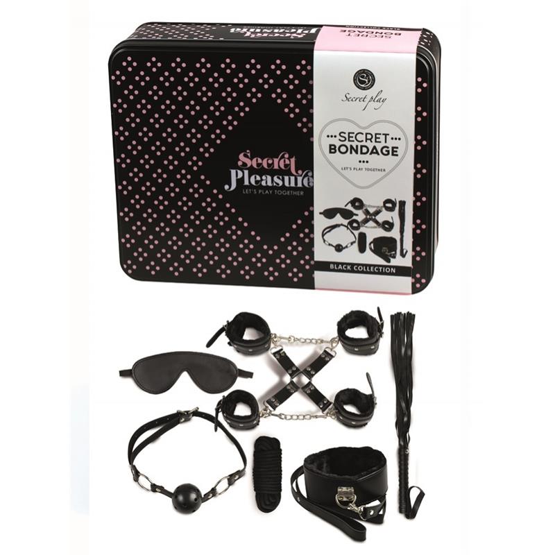 SECRET PLAY - SECRET PLAY SET 8 PIECES BLACK SET
