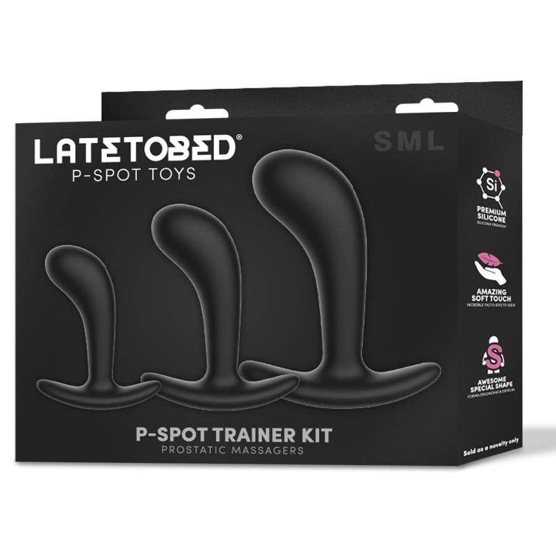 LATETOBED - SET OF 3 P-SPOT TRAINER PROSTATIC MASSAGERS