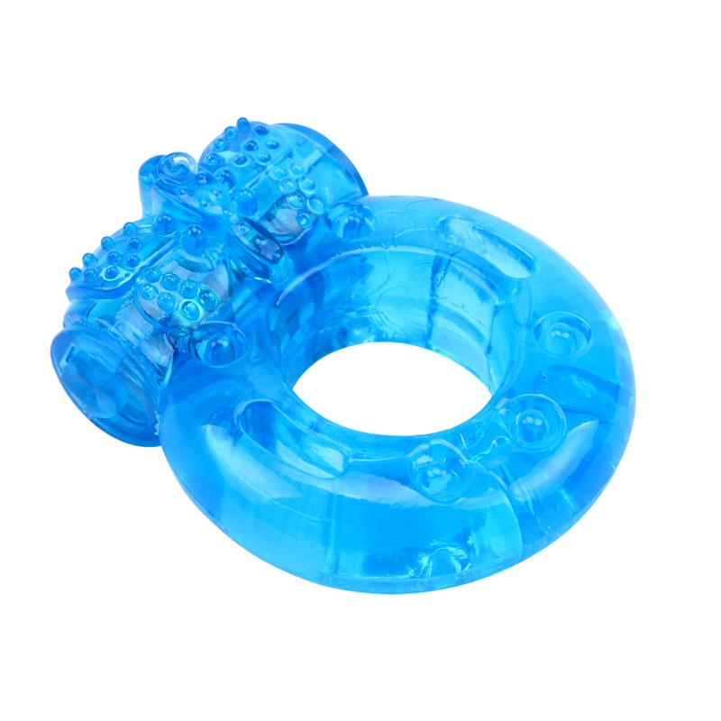CHISA - SET OF 30 PENIS RING WITH VIBRATION BLUE