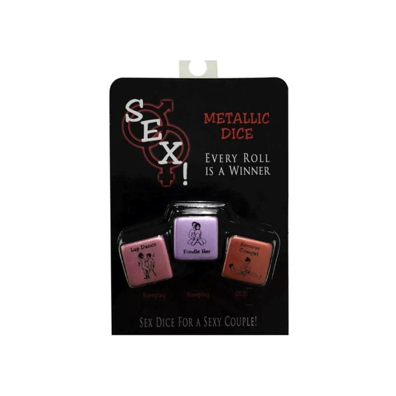 KHEPER GAMES - SEX! DÉS MÉTALLIQUES