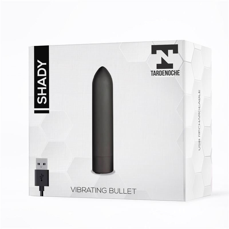 TARDENOCHE - SHADY VIBRATING BULLET USB RECHARGABLE WATERPROOF