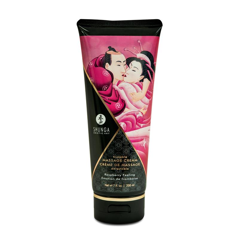 SHUNGA - RASPBERRY MASSAGE CREAM 200 ML