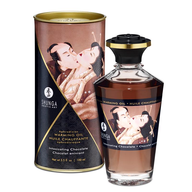 SHUNGA - WARMING MASSAGE OIL CHOCOLATE AROMA