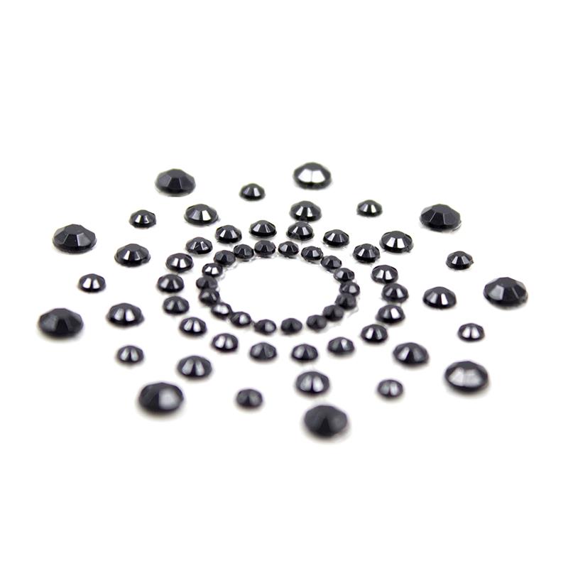 LATETOBED BDSM LINE - SNOWFLAKE NIPPEL COVERS BLACK