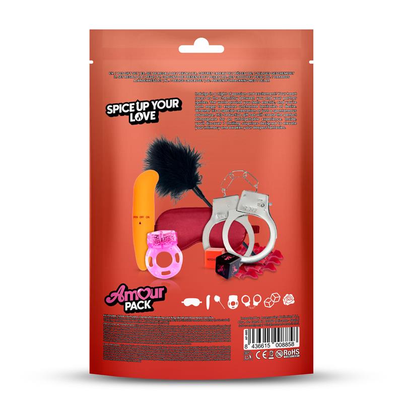 AMOUR PACK - SPICE UP YOUR LOVE 7 PCS GIFT SET