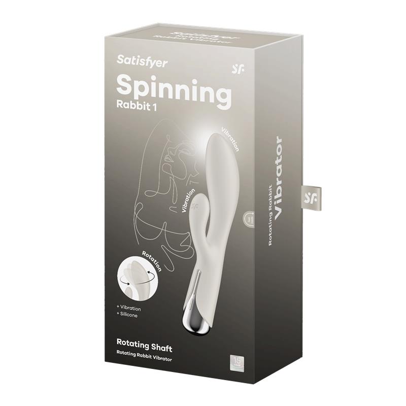 SATISFYER - SPINNING RABBIT 1 WHITE