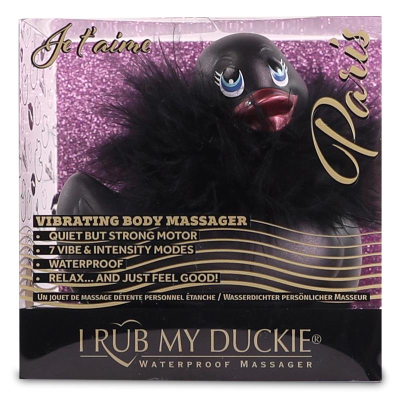 BIG TEAZE TOYS - STIMULATOR I RUB MY DUCKIE 2.0 PARIS BLACK