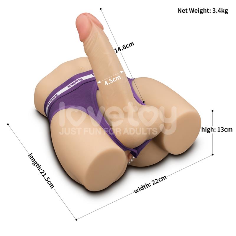 LOVETOY - STREETGIRLS 15 MASTURBATOR WITH BENDABLE DILDO