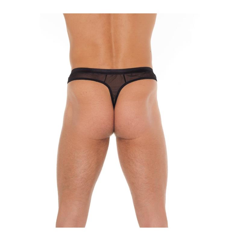 AMORABLE - STRING FISHNET BLACK ONE SIZE