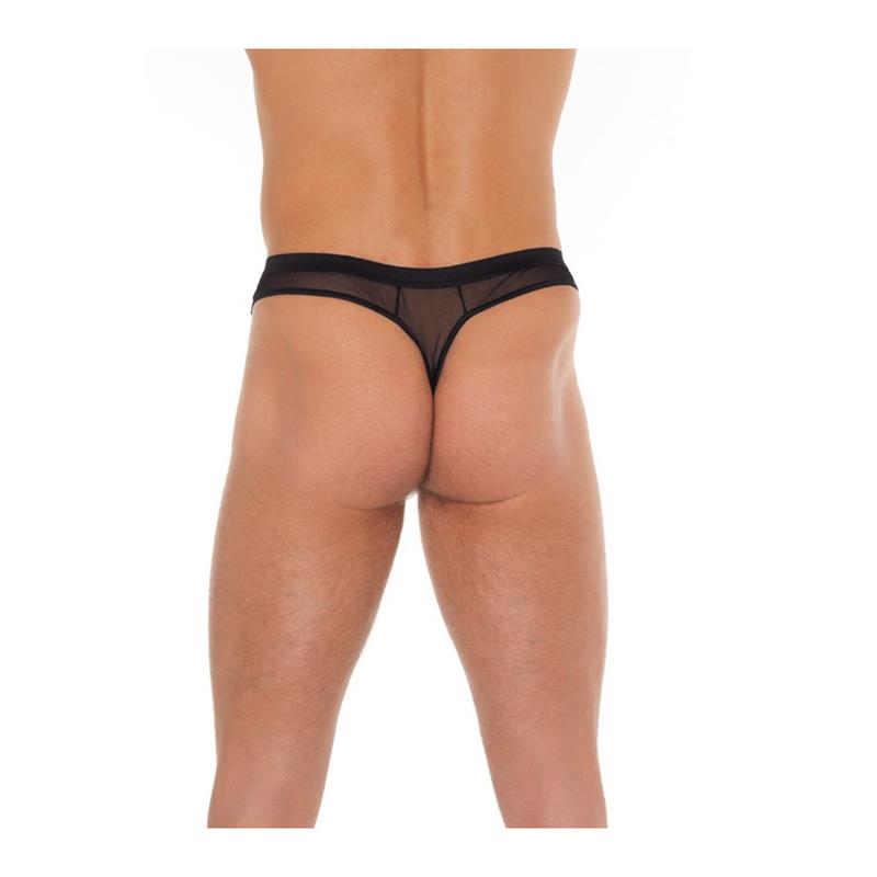 AMORABLE - STRING FISHNET BLACK ONE SIZE